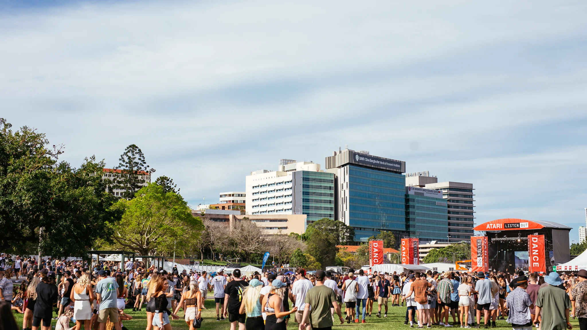 Brisbane's sold out Listen Out filling up for a massive day.