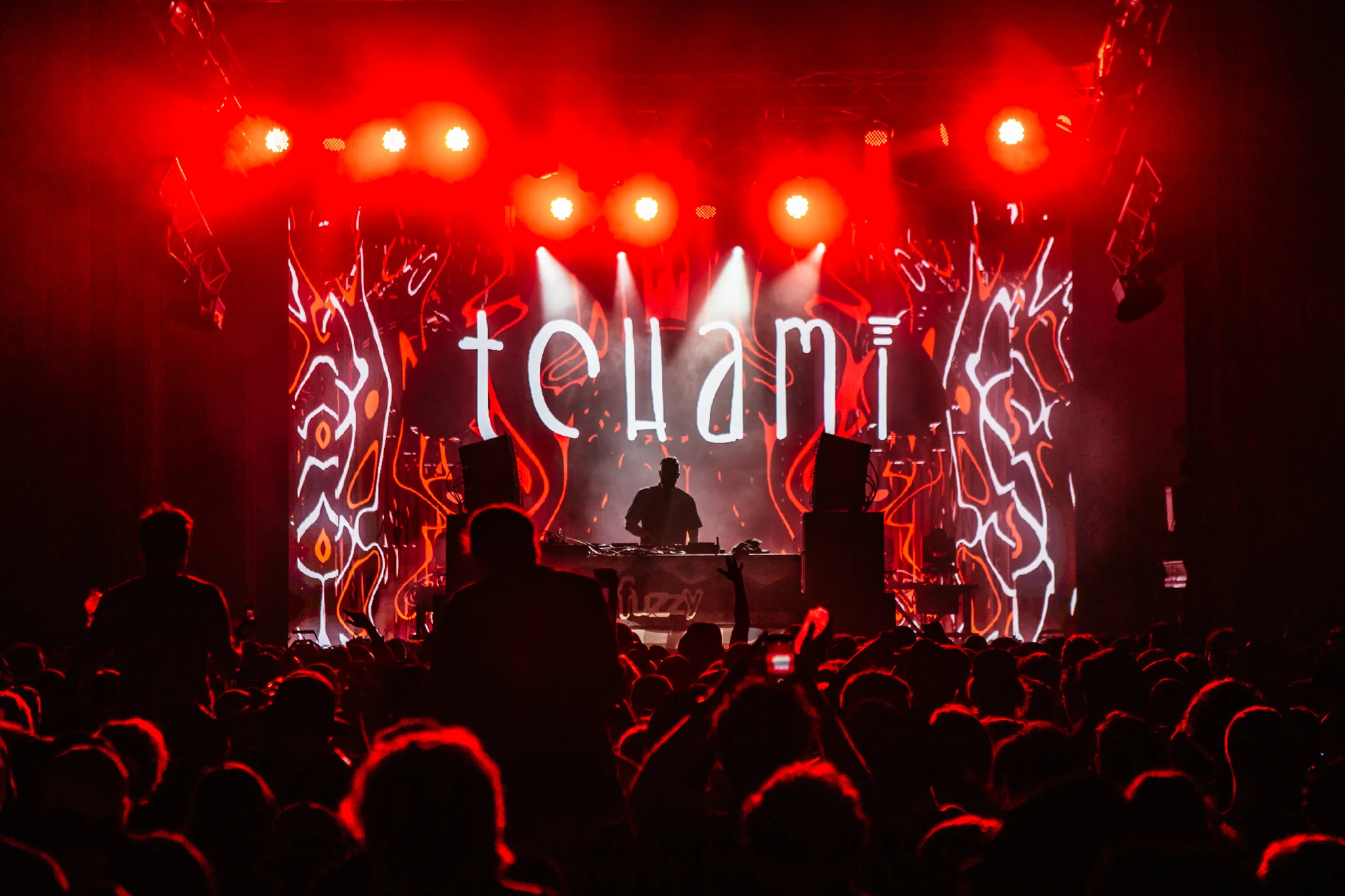 Tchami's mysterious and dark house music filled the tent.