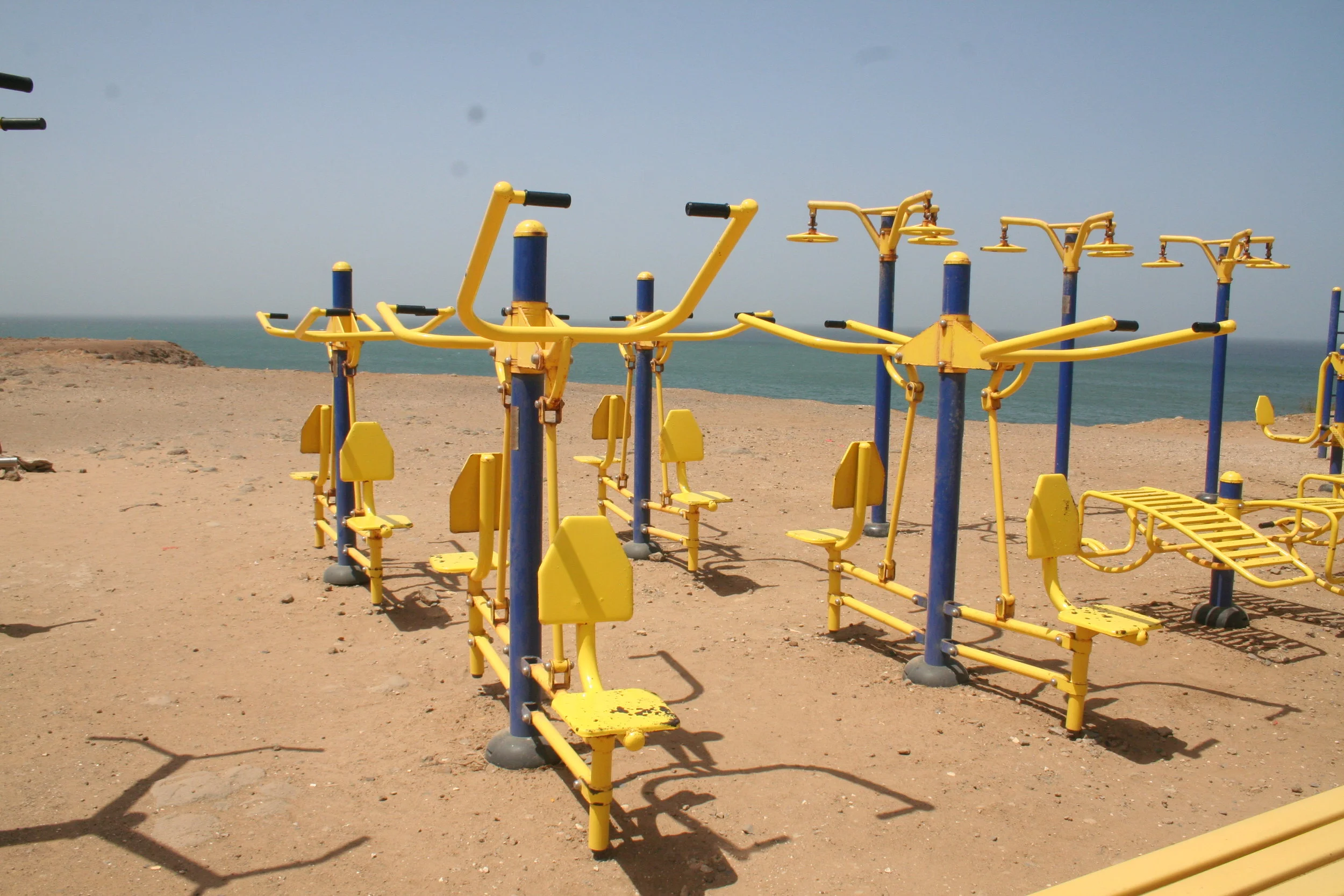 Exercise Equipment along the Corniche