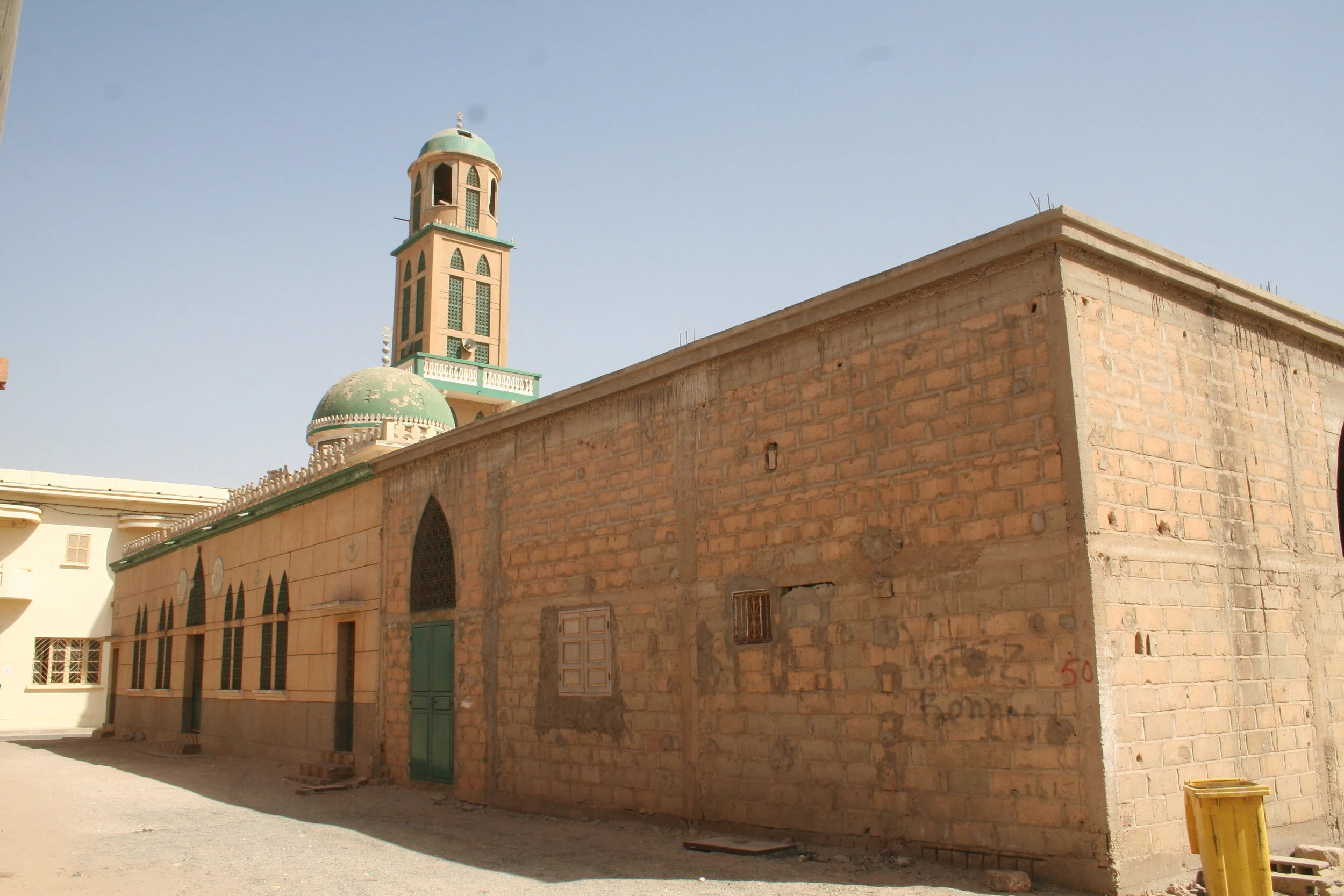  The new Mosque at the southern end of the island. 