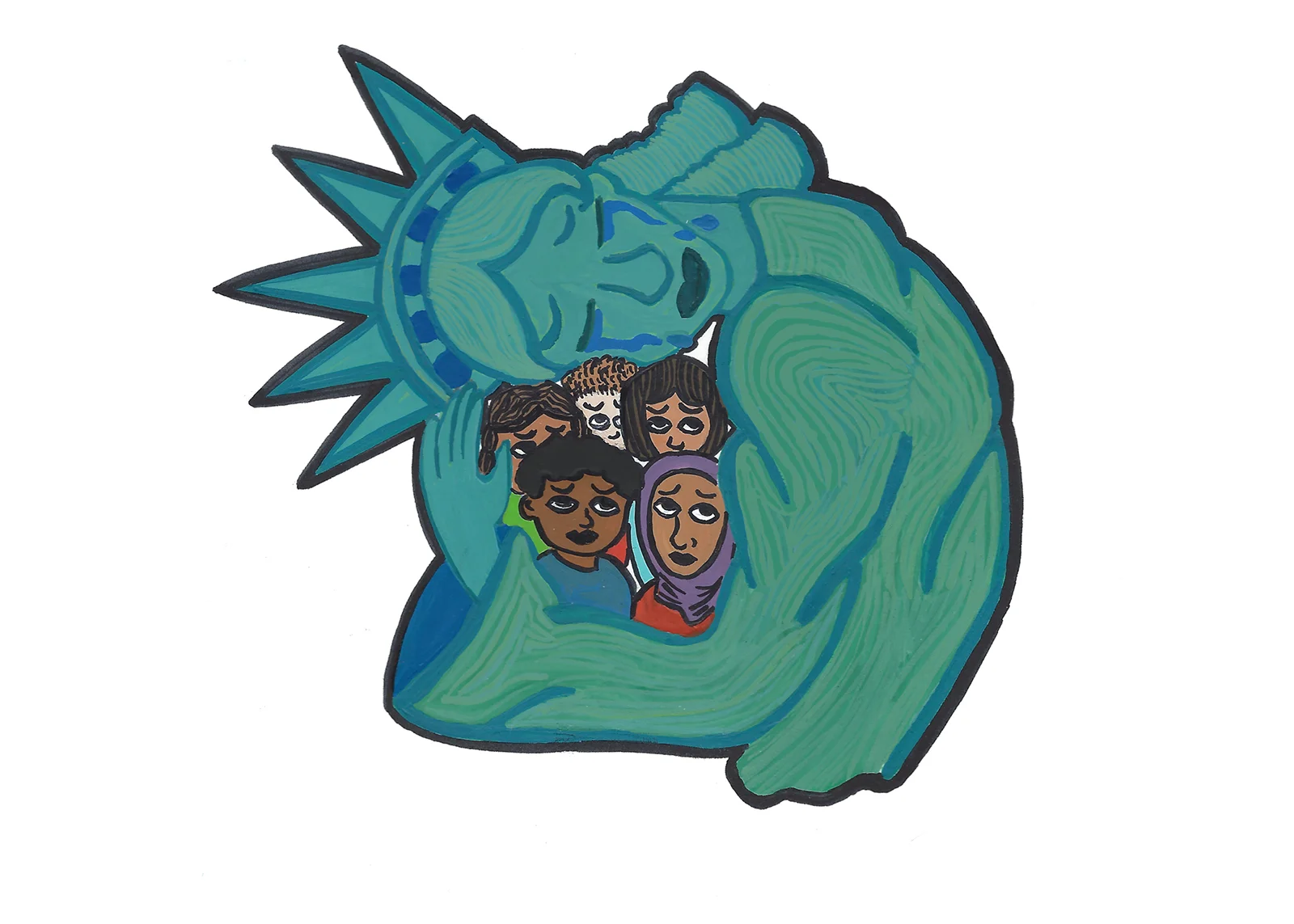 Crying Lady Liberty