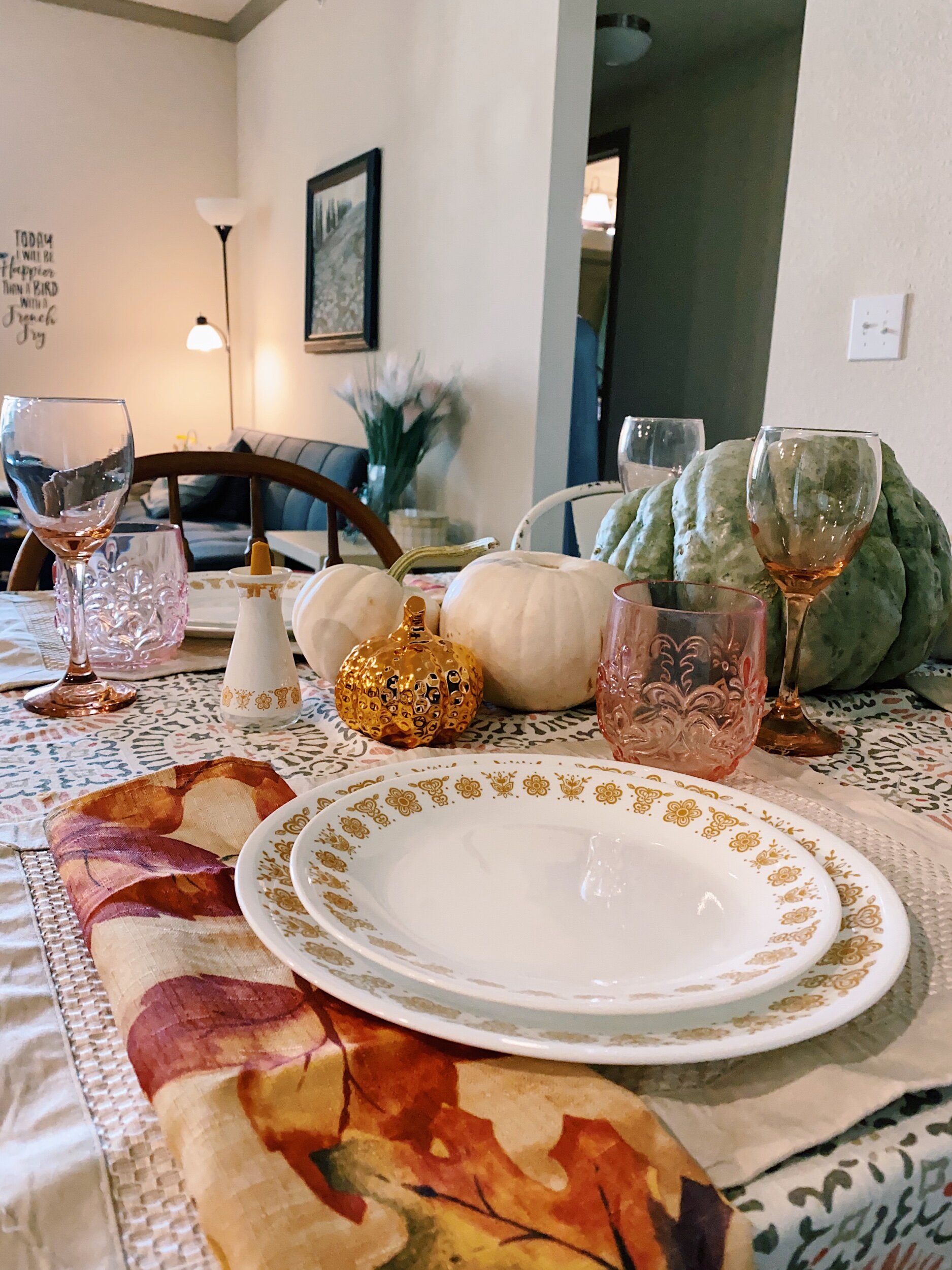 Three Heel Clicks - How to Set an Fall Inspired Table