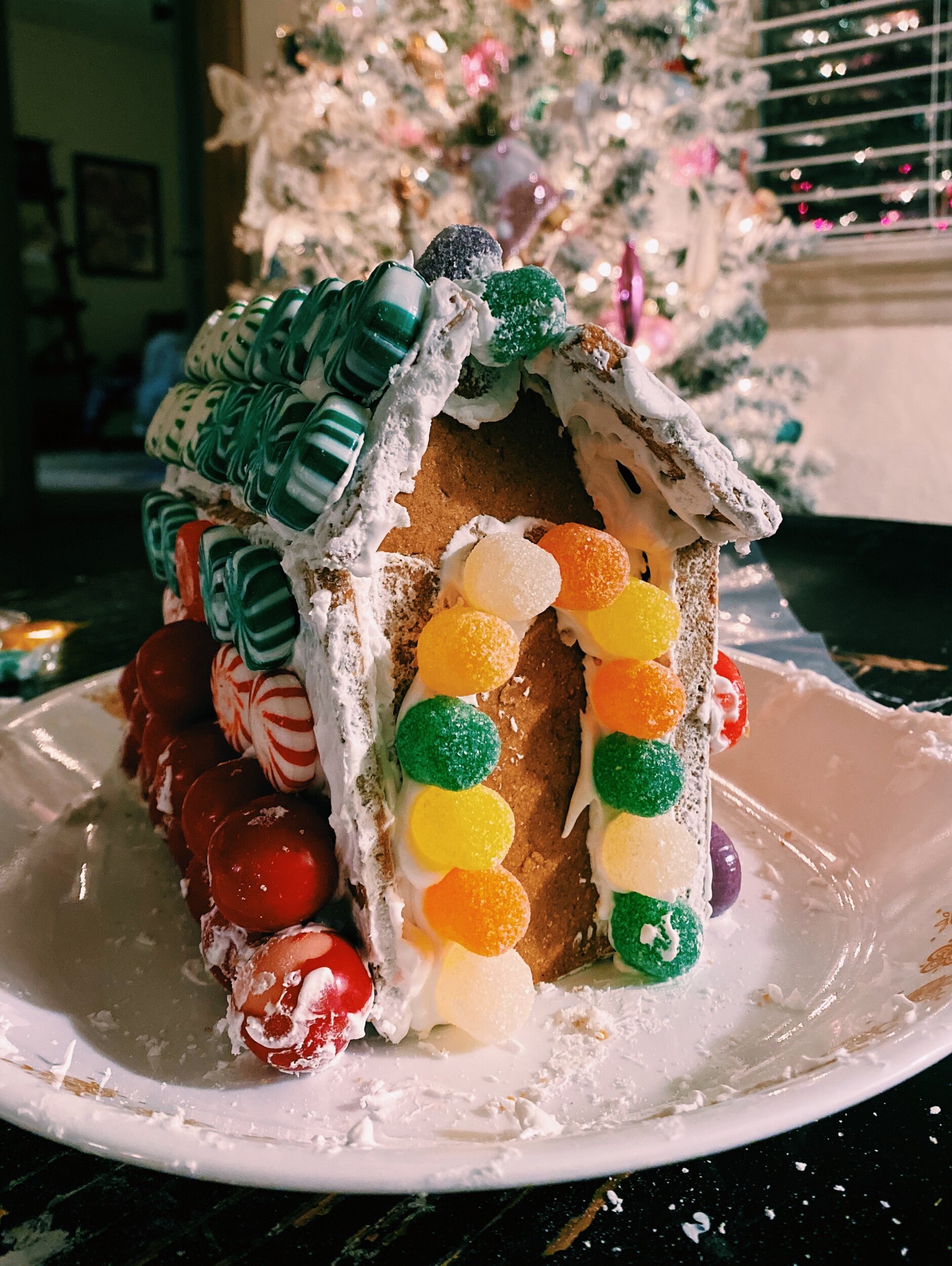 Three Heel Clicks -Baking Gingerbread Houses from Scratch