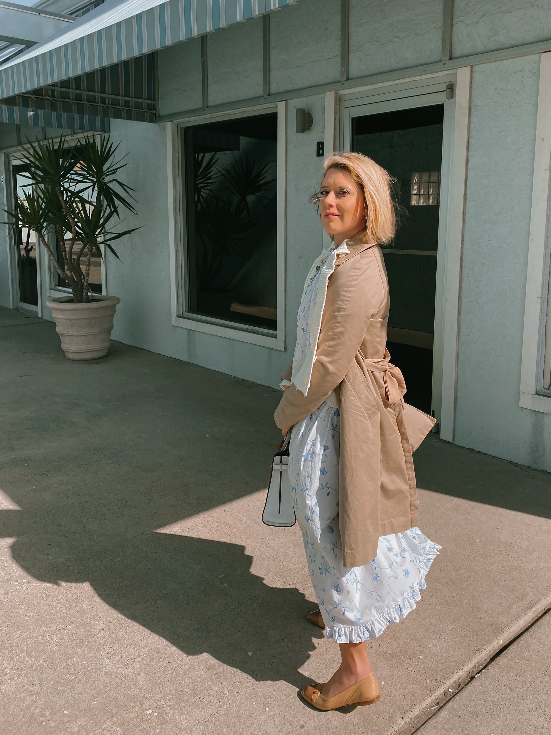 Spring Preview Outfits with Sarah Flint at Port Isabel Lighthouse
