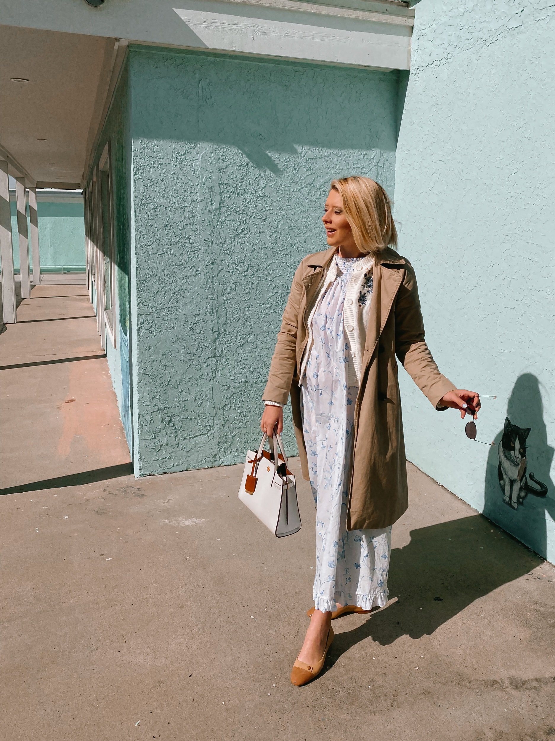 Spring Preview Outfits with Sarah Flint at Port Isabel Lighthouse