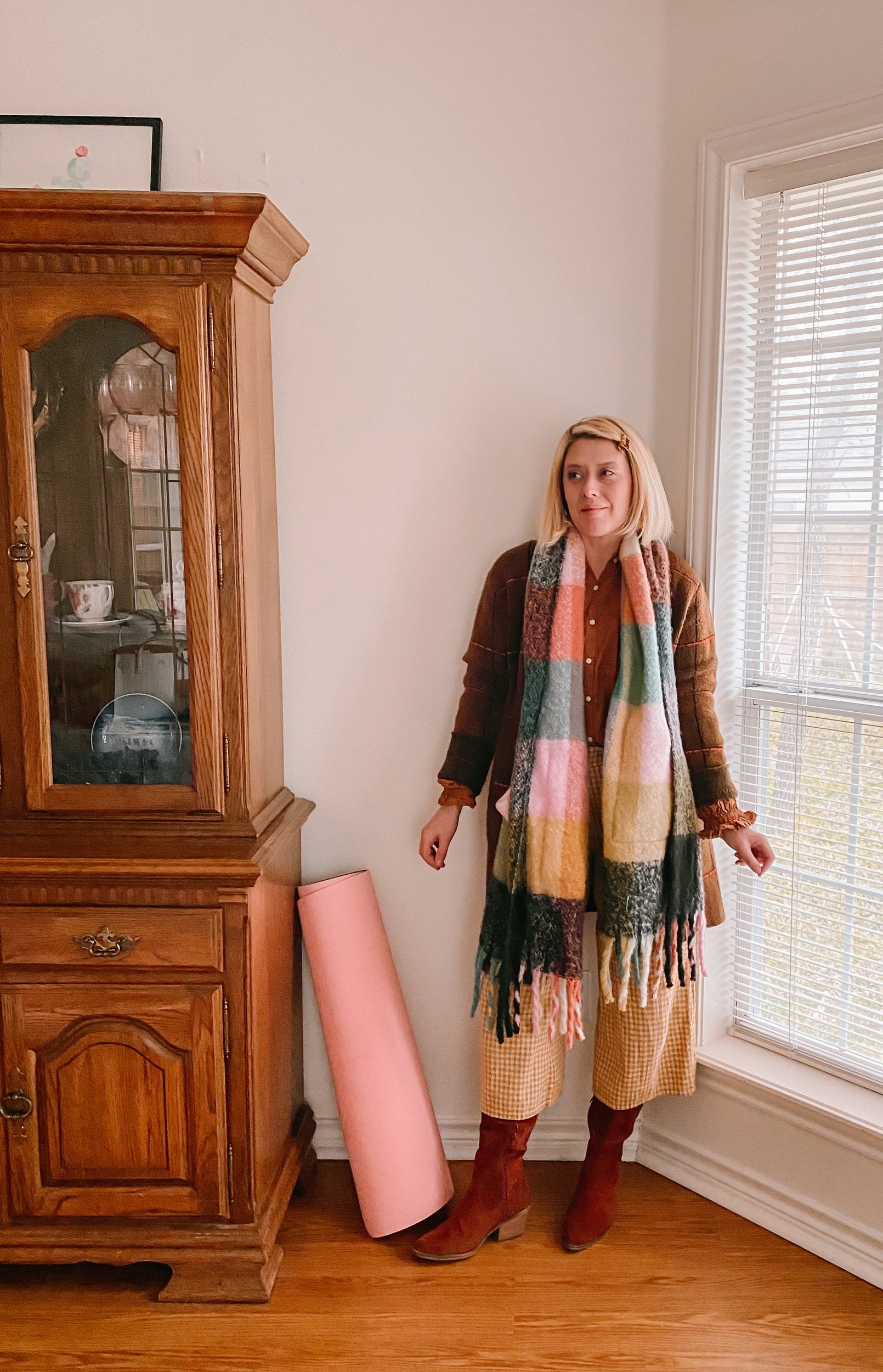 Three Heel Clicks - Two Ways to Wear A Cozy Winter Scarf