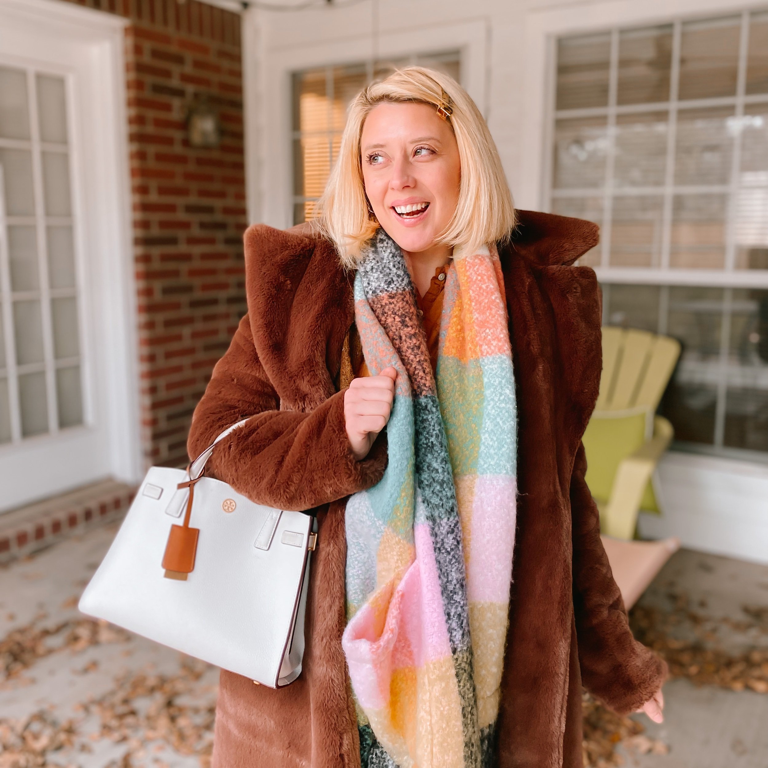 Three Heel Clicks - Two Ways to Wear A Cozy Winter Scarf