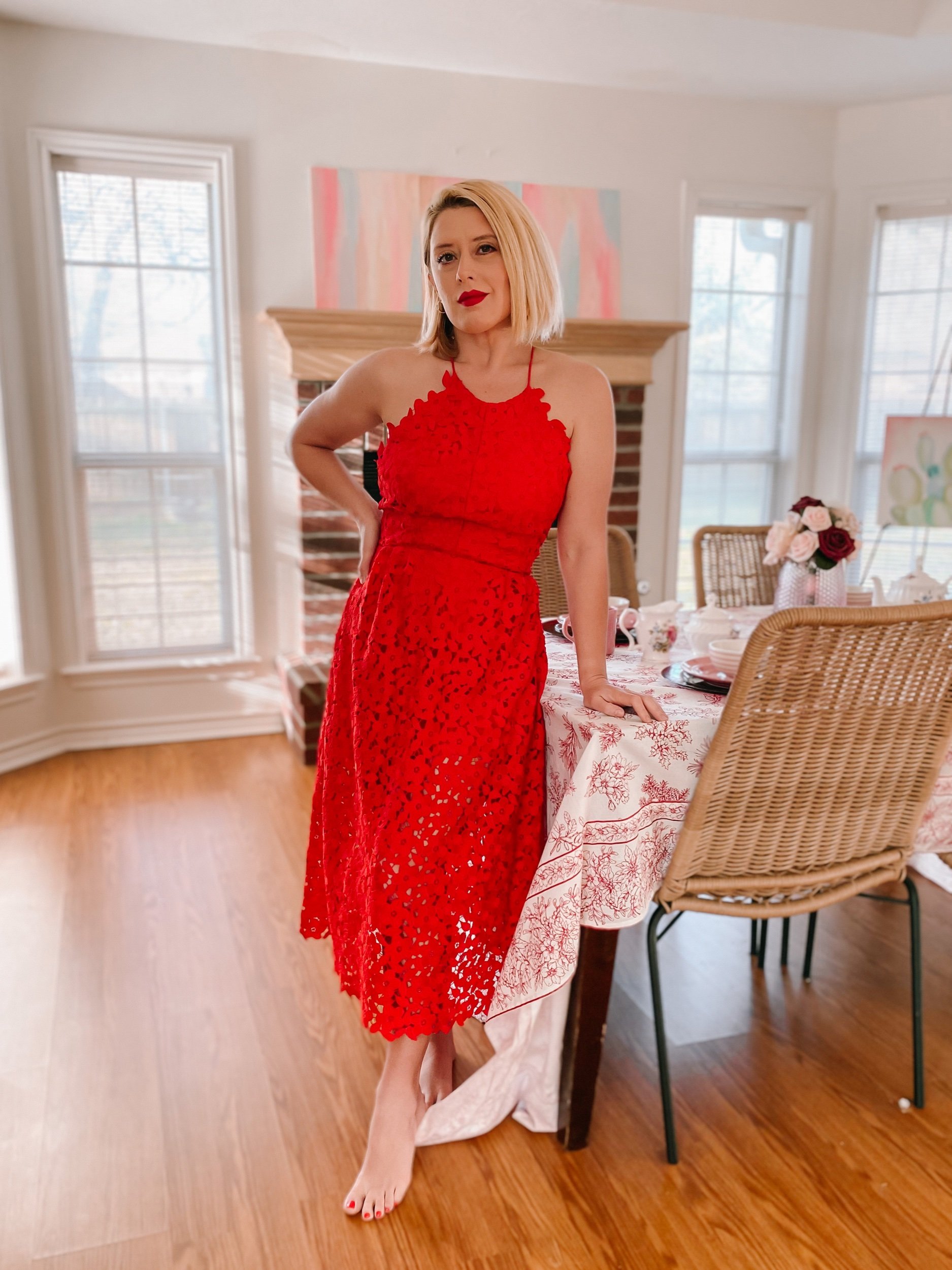 Three Heel Clicks - Valentine's Day Stay at Home Outfit and Date Ideas