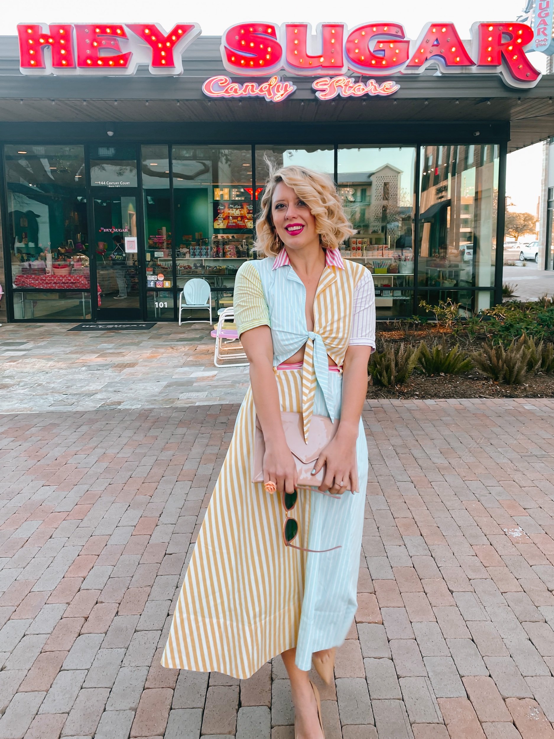 Three Heel Clicks - Candy Colored Shirt Dress