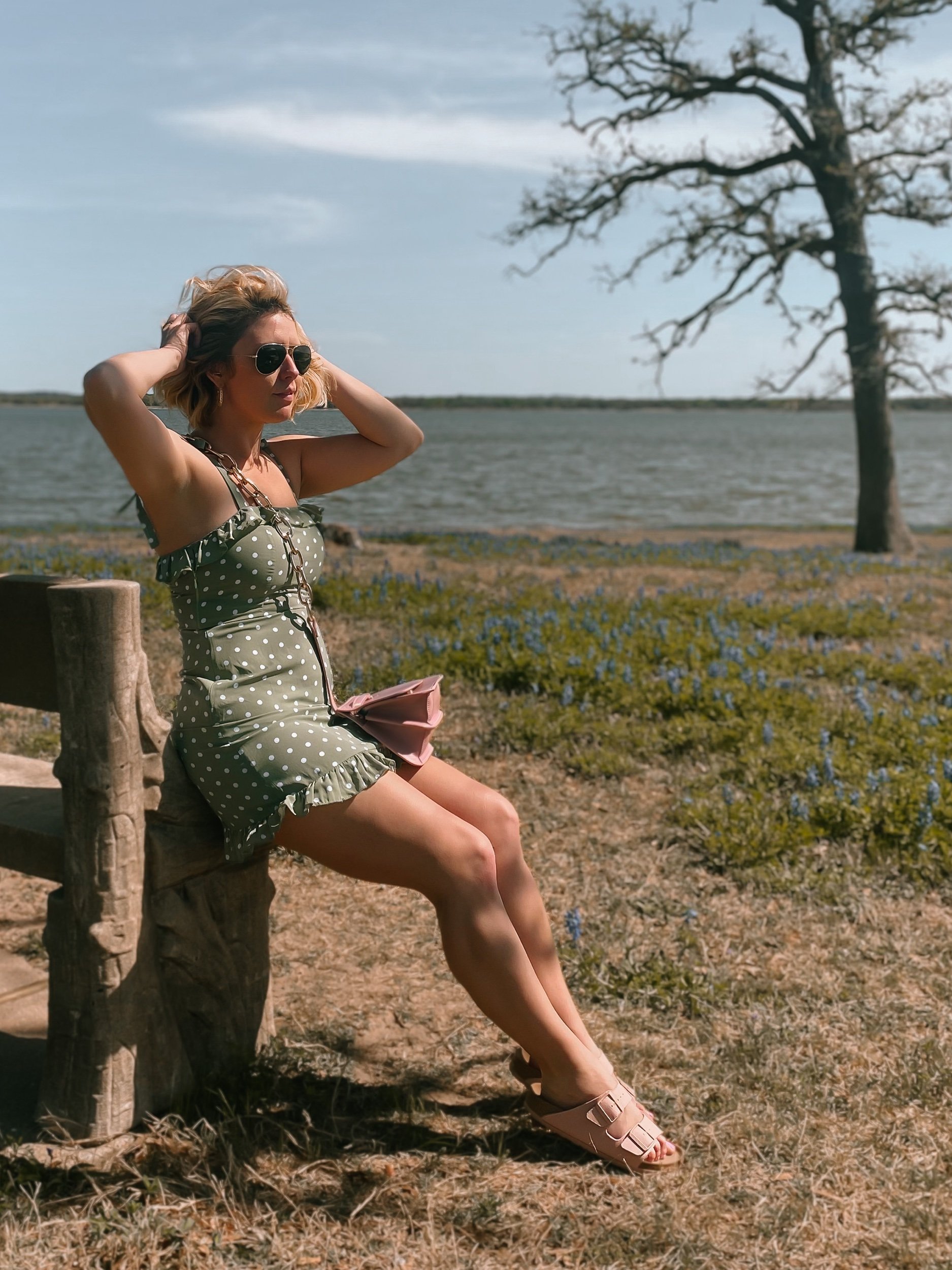 Three Heel Clicks - Bluebonnet Fields in Texas