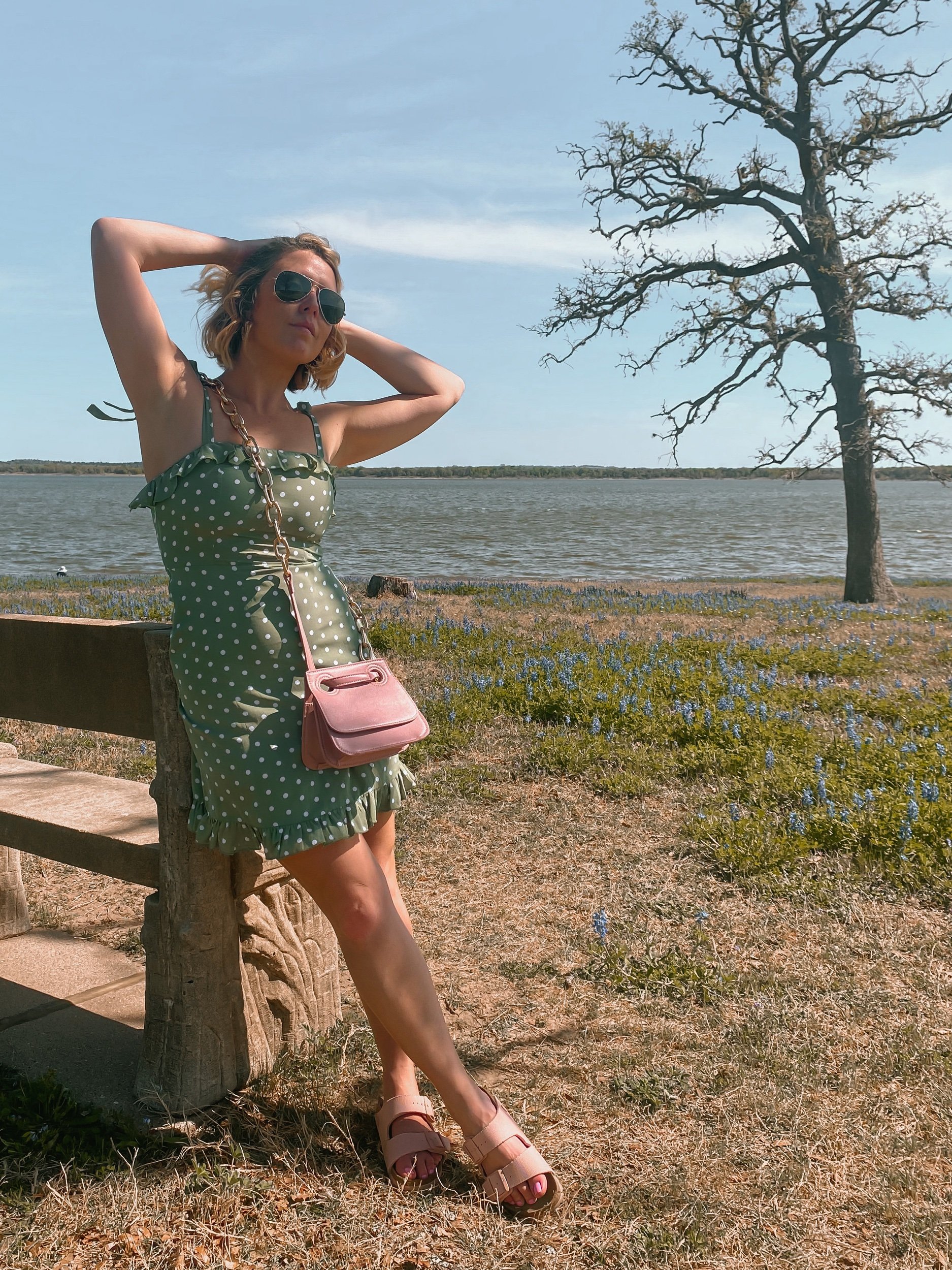 Three Heel Clicks - Bluebonnet Fields in Texas