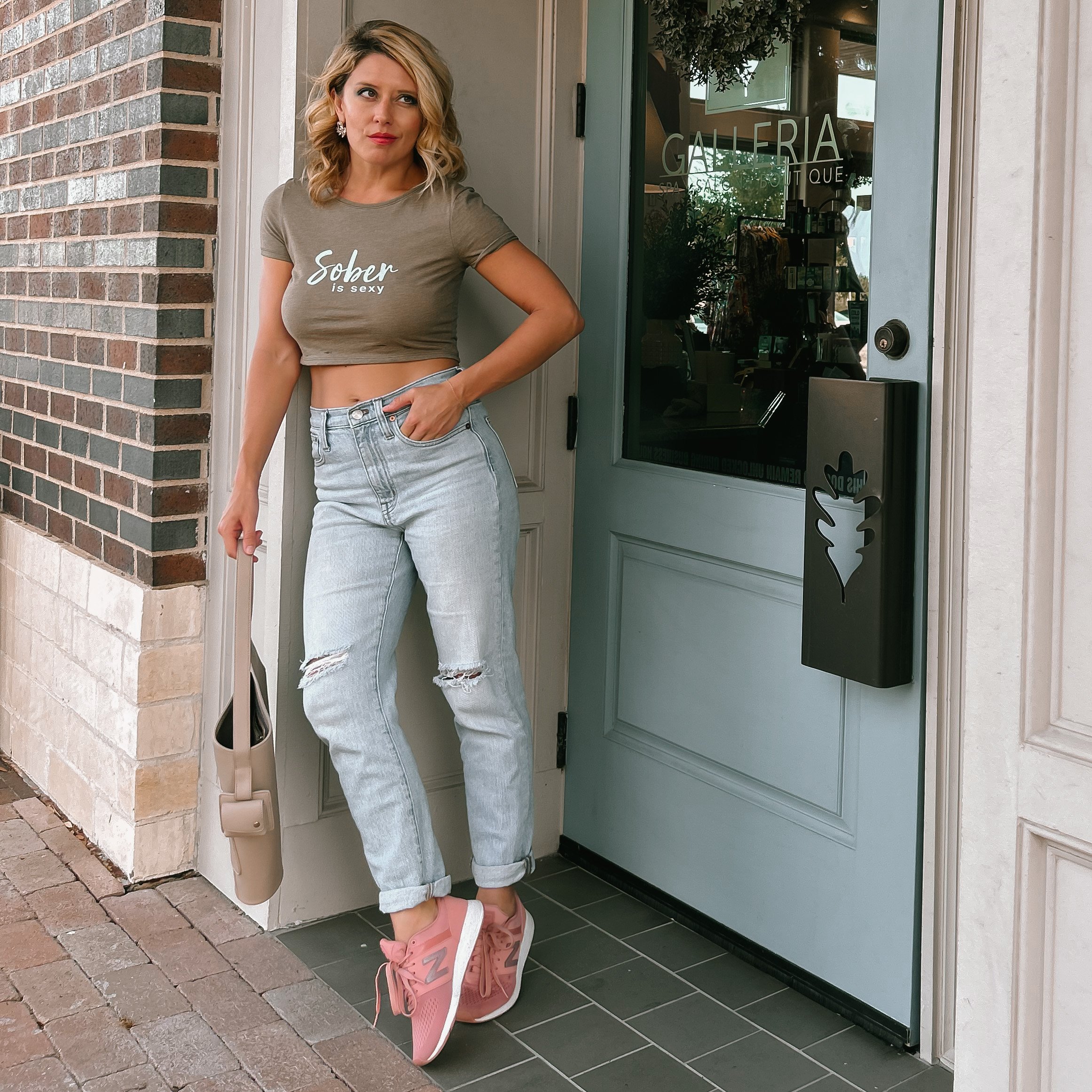 Three Heel Clicks - The New SOBER IS SEXY Cropped Tee Drops Today