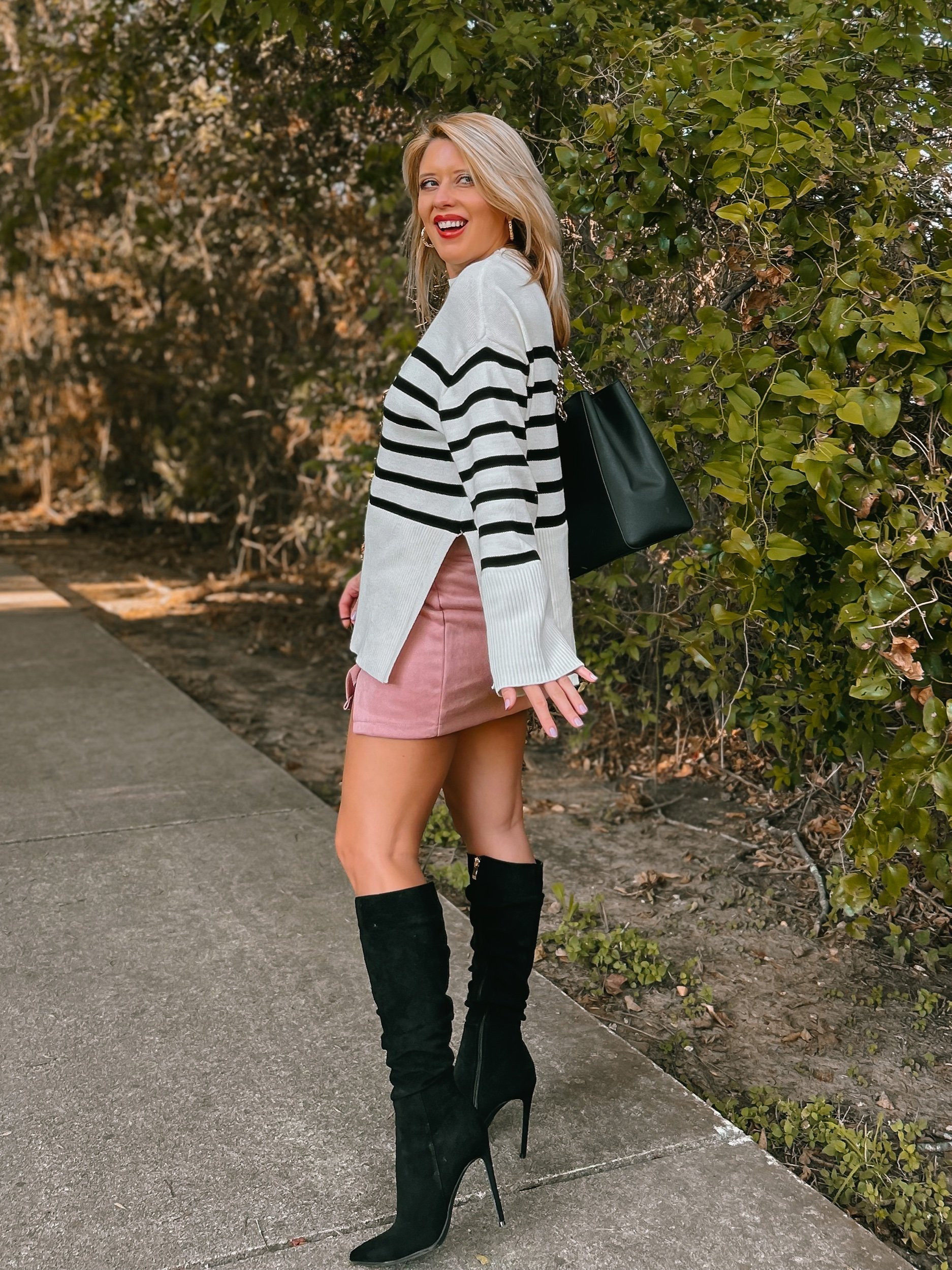 Three Heel Clicks - Softest Stripe Sweater Ever