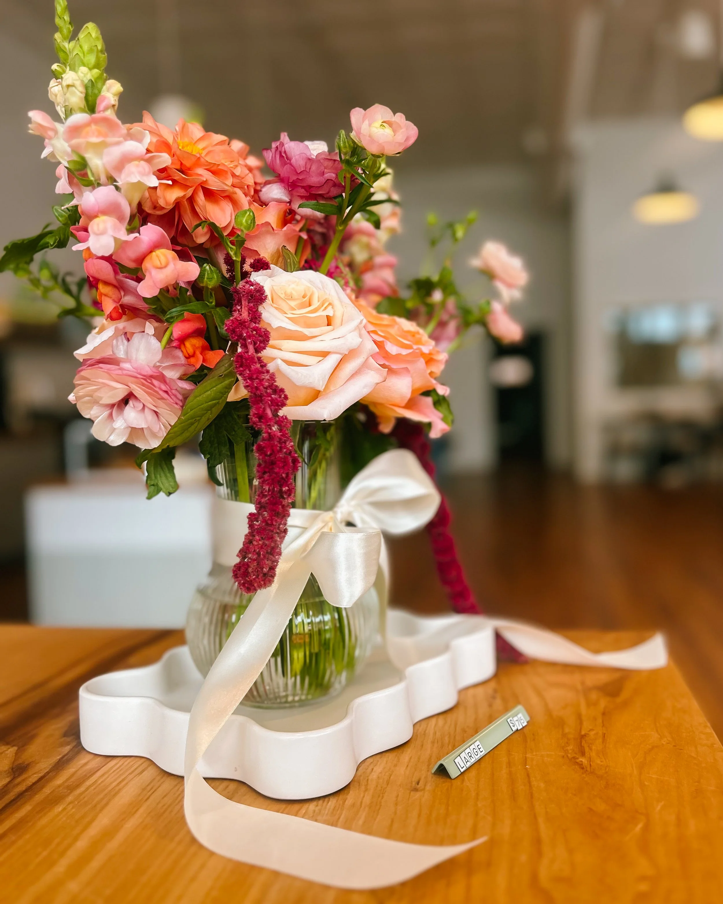 Bloom and Pour Coffee Shop Flower Bouquet