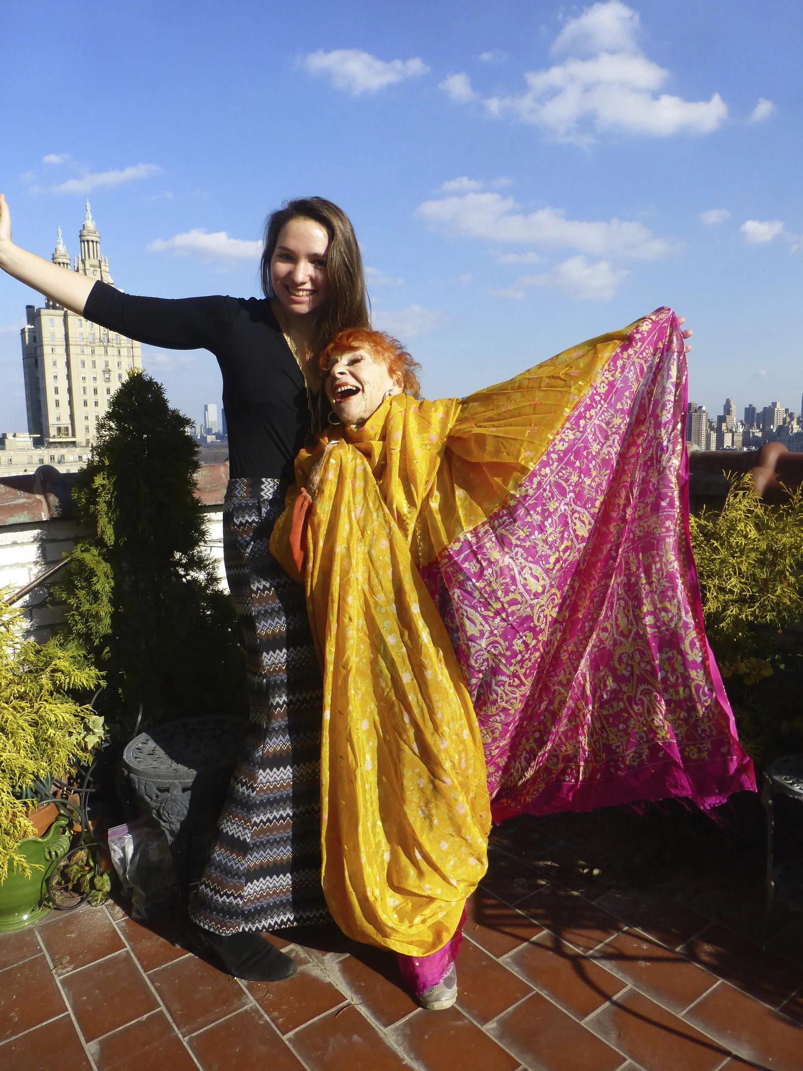 Margo and artist Ilona Royce Smithkin.