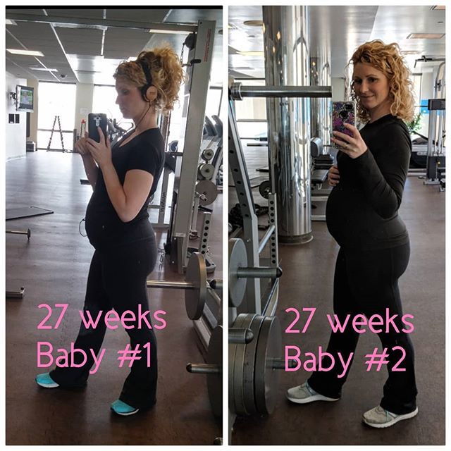 A few more bumps in the junk. #27weekspregnant #sidebyside #babybump #junk #secondpregnancy #weightlifting #weightlossexpert #nutritioncoach #gympics #pregnancy #fitpregnancy #trying #ivfjourney #ivfpregnancy