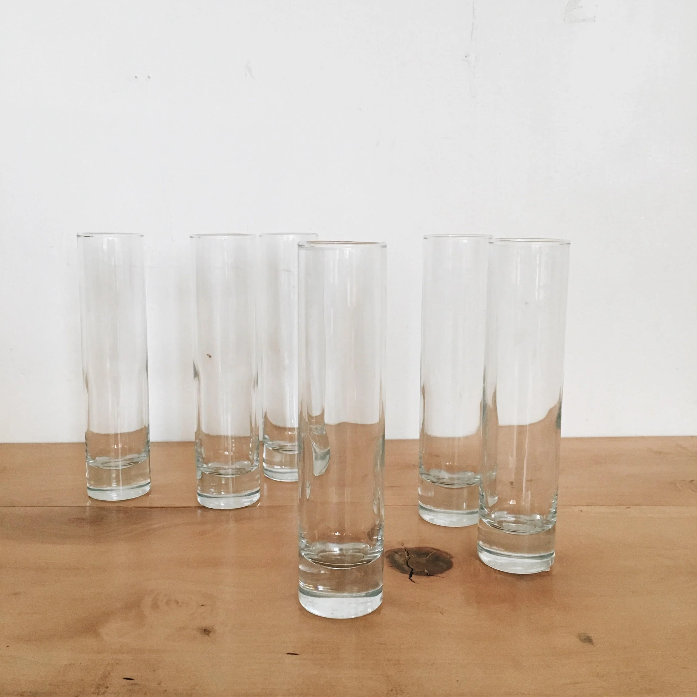 Simple bud vases (12) - 1.5 x 7.5"