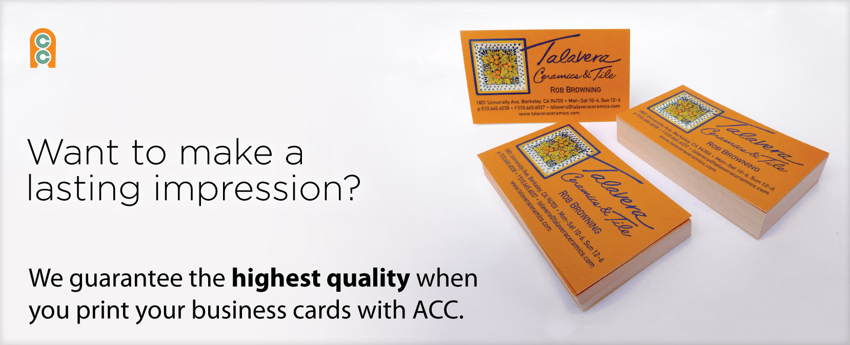 Custom designed business cards on your choice of paper stocks.