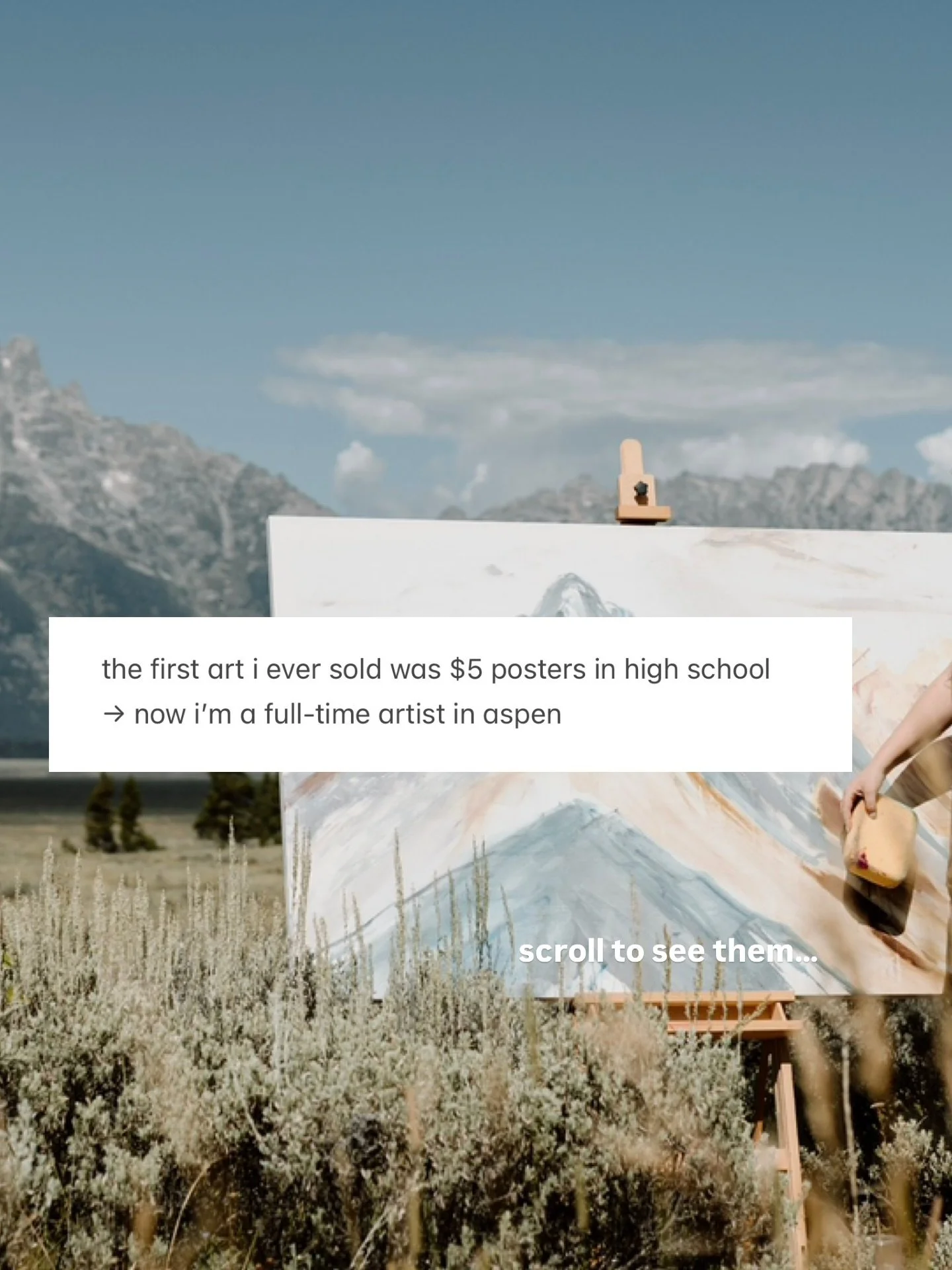 what id give to float around festivals and sell $5 prints again lol