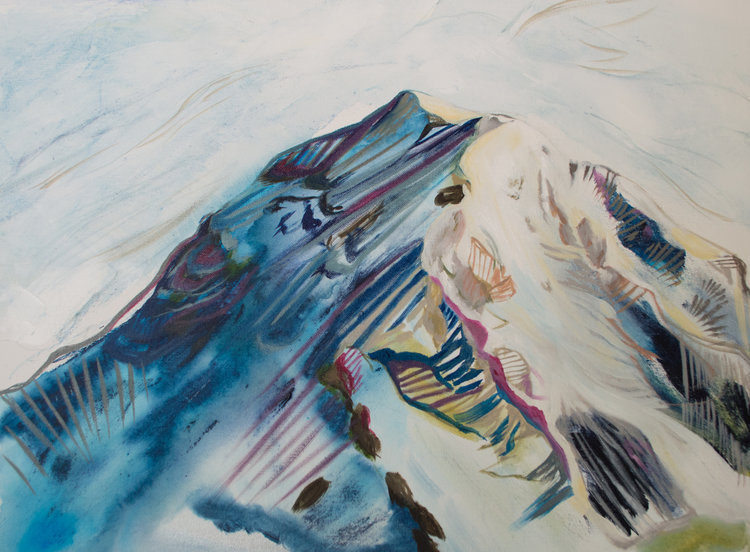 Mount Baker 

Oil and Acrylic on Canvas, 18” x 24”, 2017 
  Sold