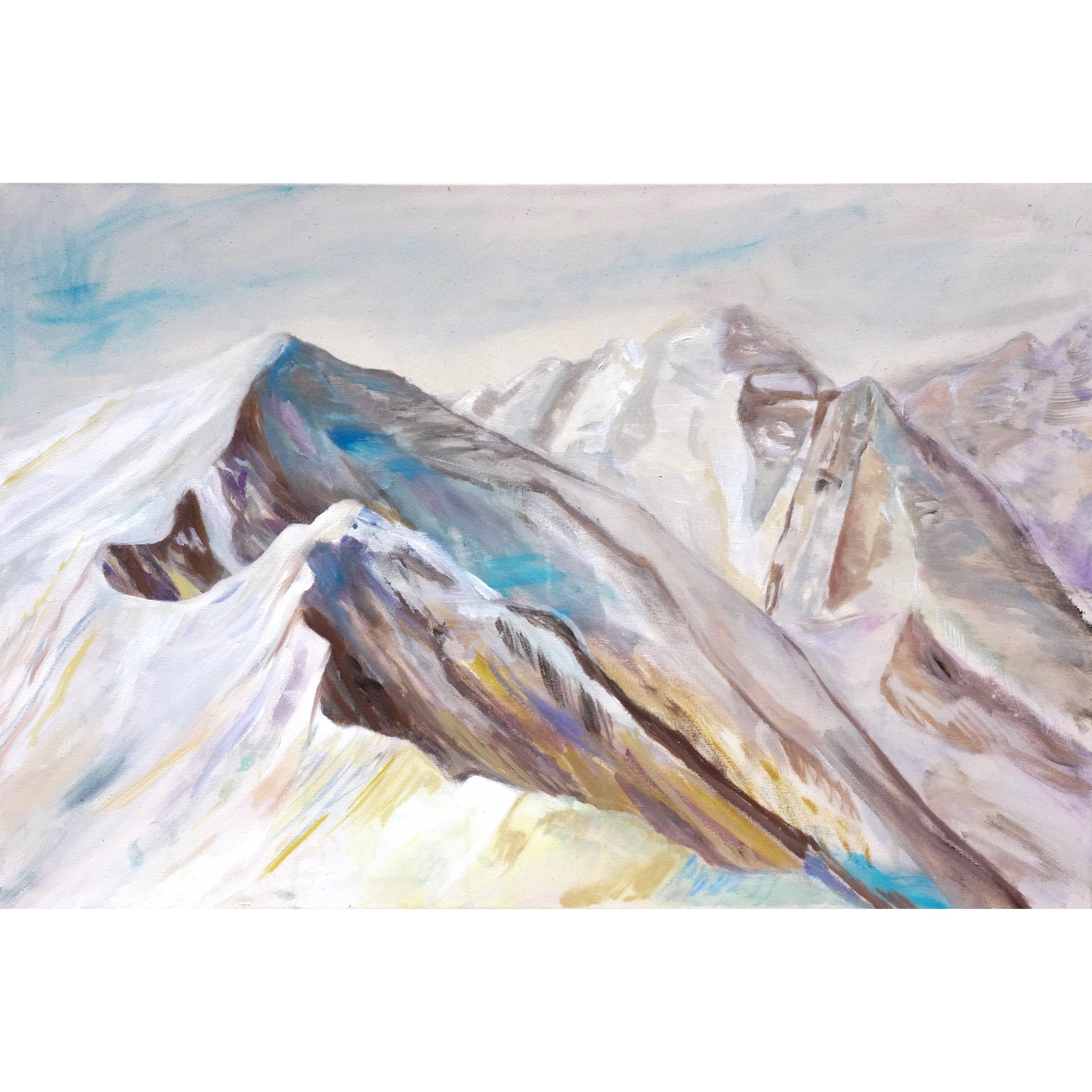 'Three Fingers (Highlands Bowl)'  Acrylic on Canvas, 2026, 24x36'' Sold