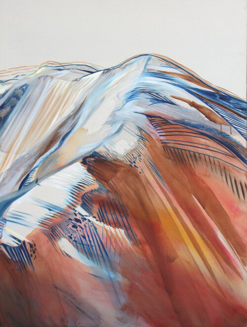The Hike 

Oil and Acrylic on Canvas, 48” x 36” x 1.5”, 2017 
 Sold