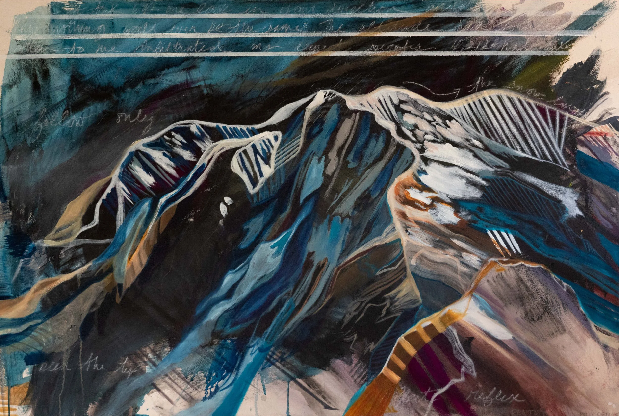Reflex 

Oil and Acrylic on Canvas, 40x58”, 2018
 
Sold