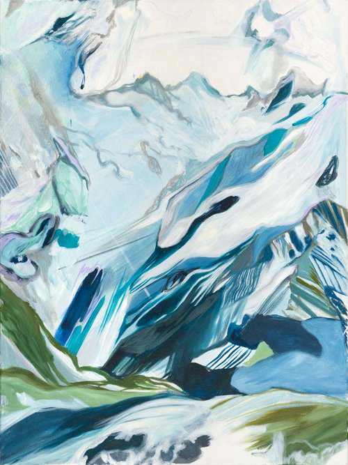 Where he Laid to Go
 
Oil and Acrylic on Canvas, 30” x 40”, 2018 
 Sold