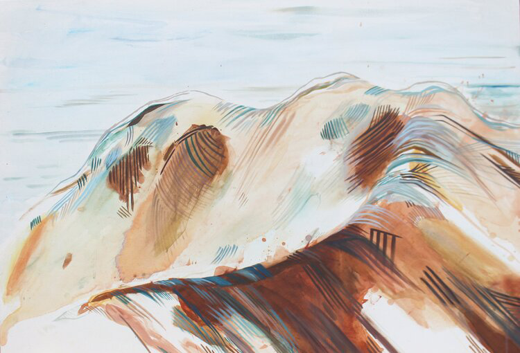 At the Very Top 

Oil and Acrylic on Canvas, 44” x 68”, 2019 
 Sold