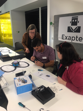 STEM robot workshop for teachers 