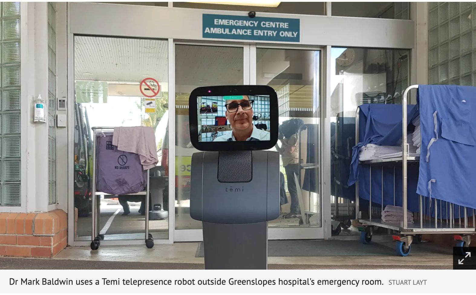 The robot doctor helping treat hospital patients during a pandemic