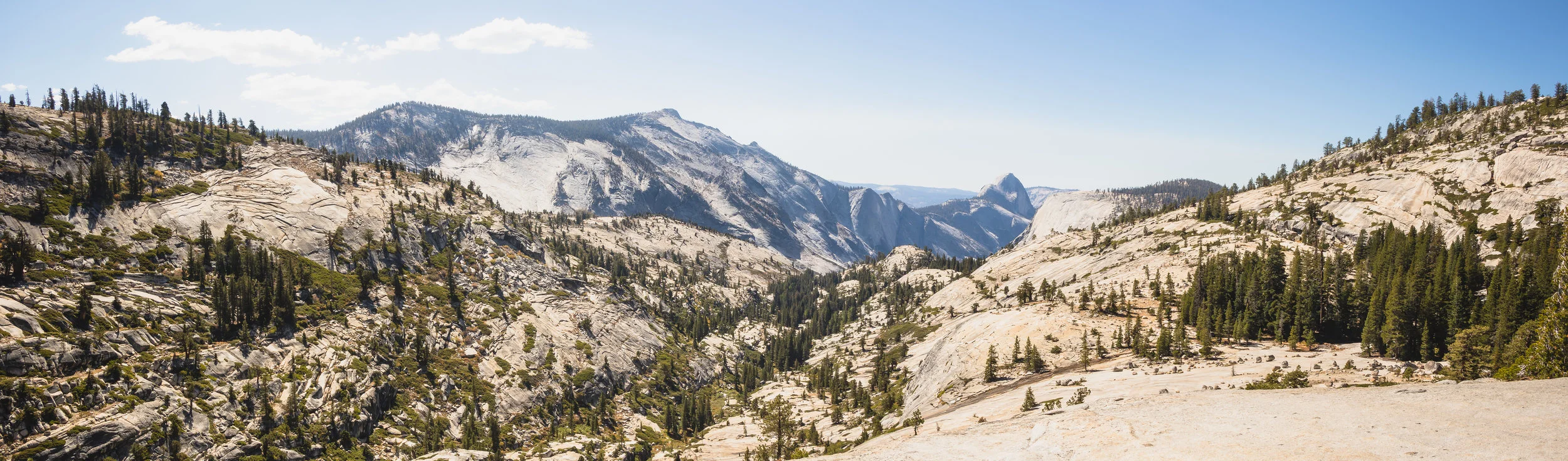 Yosemite Valley from Olmsted Point, Yosemite National Park, CA. 