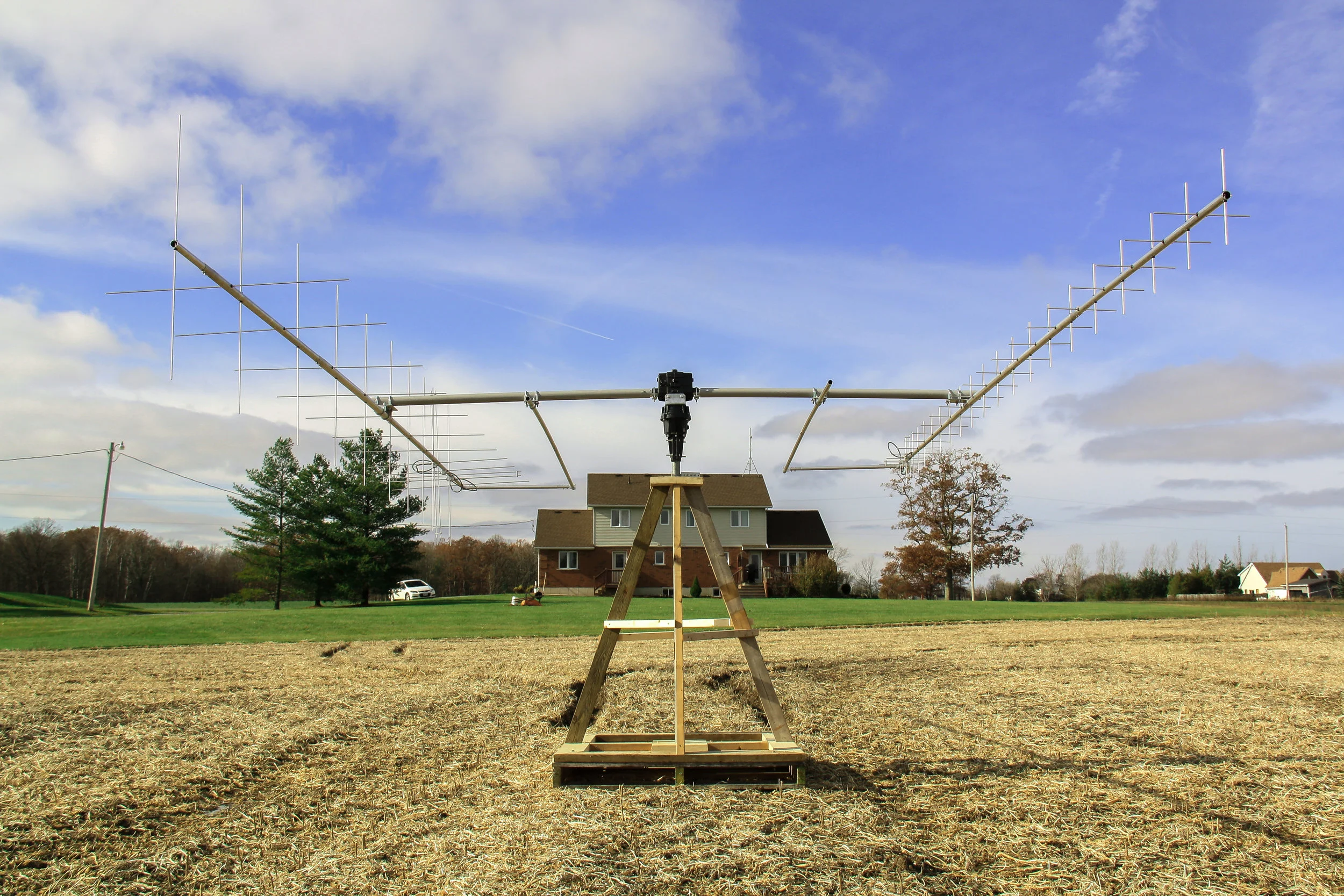 The Groundstation Targeting and Communication Unit created by the Groundstation team. Photo by Anthony Mansour.