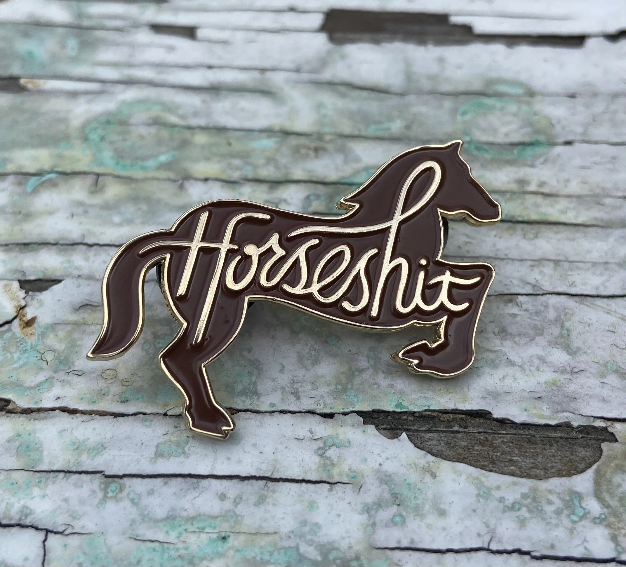 2020 Horseshit Enamel Pin