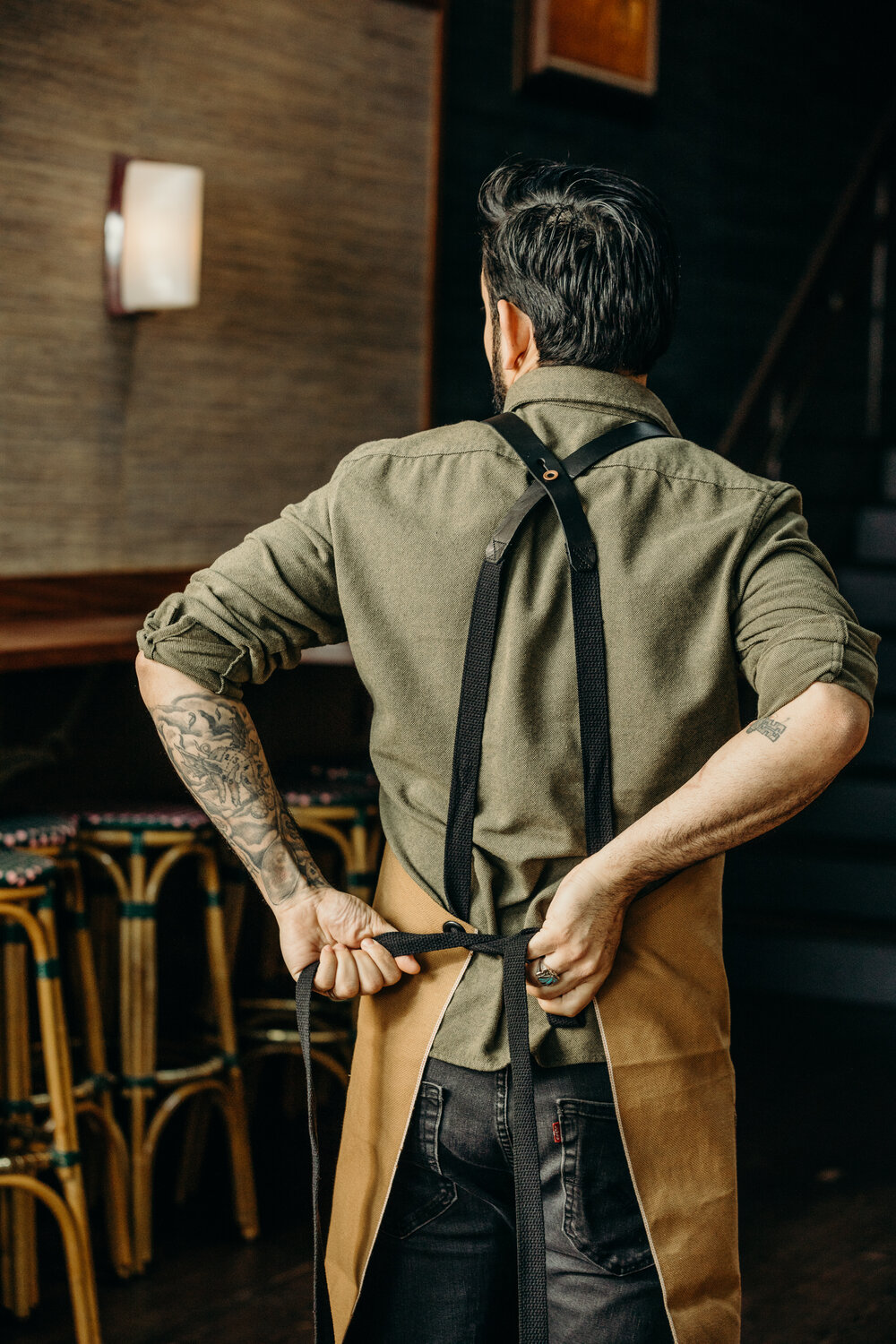 Leather Apron Straps — Stagger Lee Goods