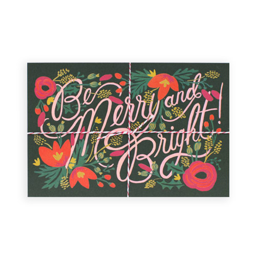 Simply Gifted: Holiday Boxed Set card roundup featuring this card by Rifle Paper Co.