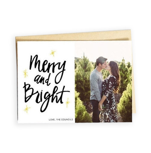 Simply Gifted: Custom photo card by Teeny Weenie Paper Co.