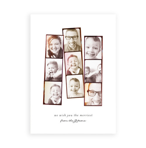 Simply Gifted: Custom photo card by Minted.