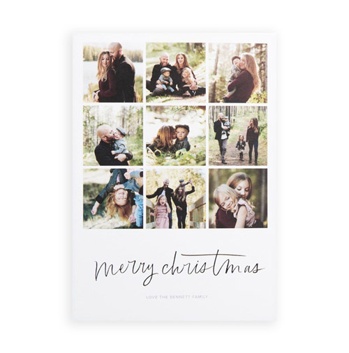 Simply Gifted: Custom photo card by Artifact Uprising.