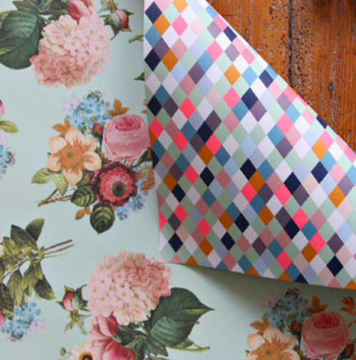 Simply Gifted: Wrapping paper from Bespoke Letterpress.