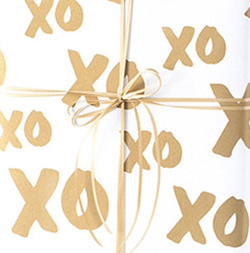 Simply Gifted: Wrapping paper from la La Grace Paper.
