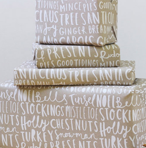 Simply Gifted: Wrapping paper from Old English Company,