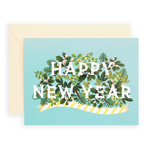 Simply Gifted: Happy New Year card by Clap Clap Design.