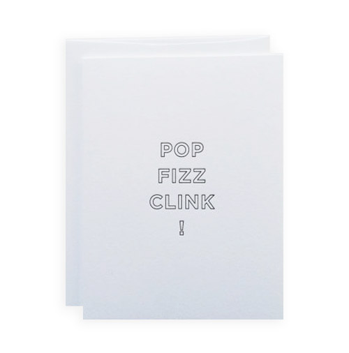 Simply Gifted: Happy New Year card by Of Note Stationers.