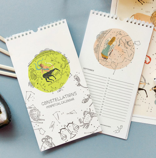 Simply Gifted: Desk Calendar by Crumple + Toss.