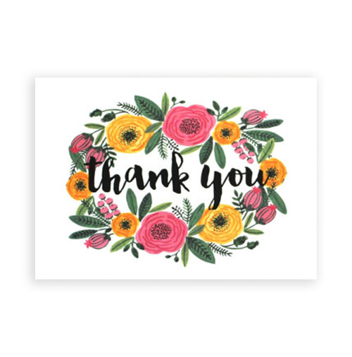 Simply Gifted: Thank You Card set by Simply C Boutique.