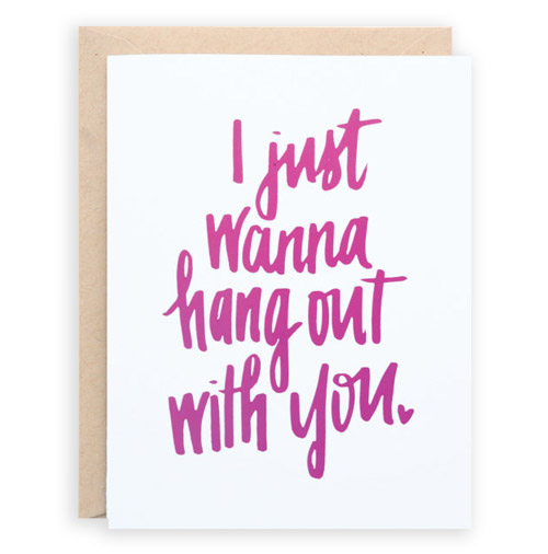 Valentine's Day card by Lionheart Prints.