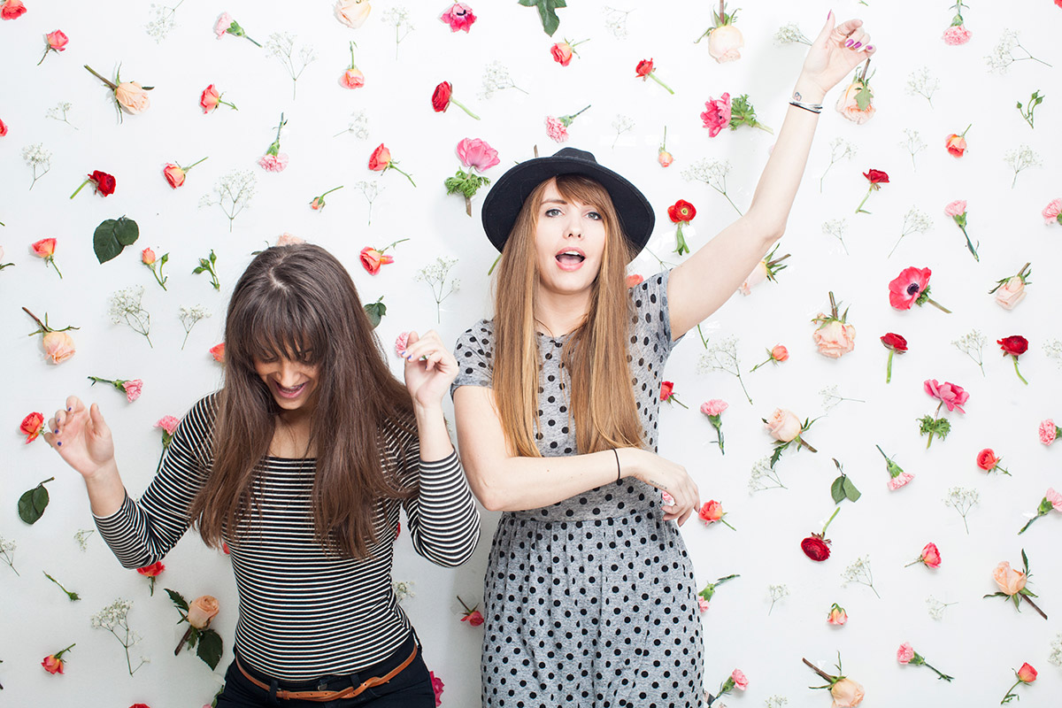 Adrienne and I at the Valentine's Day Photo Booth.