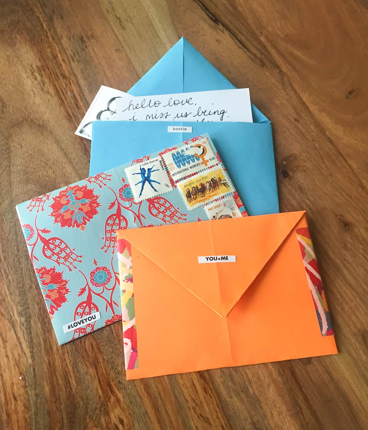 Homemade Envelopes + Snail Mail Social