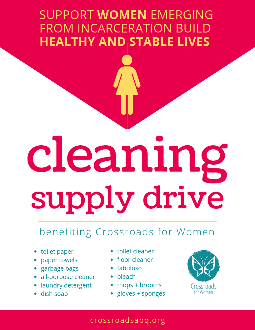 Supply Drive for Crossroads for Women